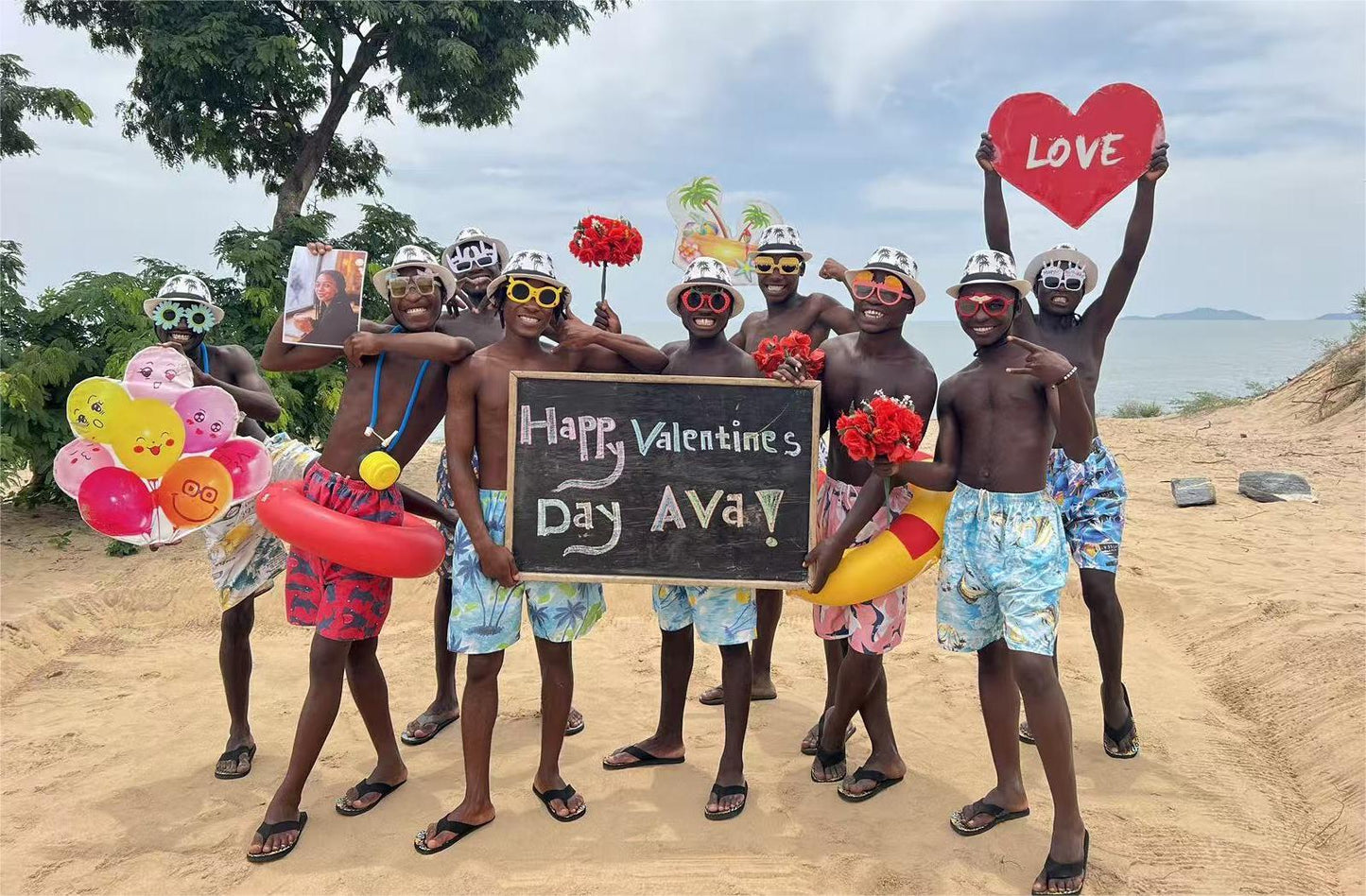 Valentine's Day greeting video from Africa