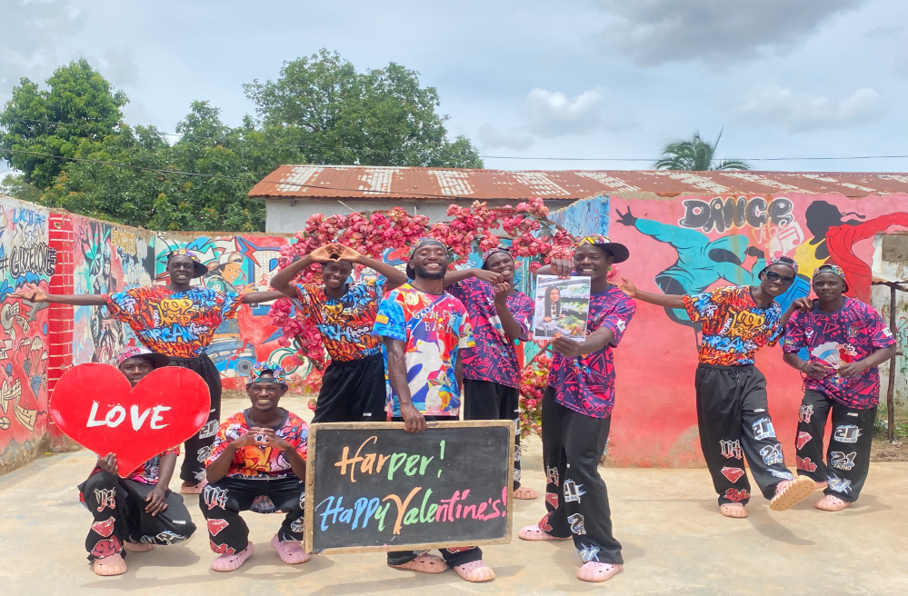 Valentine's Day greeting video from Africa