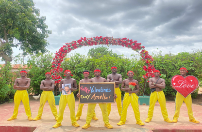 Valentine's Day greeting video from Africa