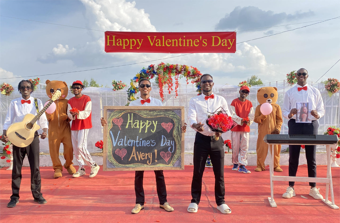 Valentine's Day greeting video from Africa