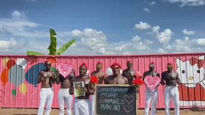 Afrikanisches Fitness team